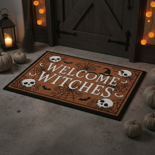 Halloween Door Mats - Welcome Witches | Living Legends Ink