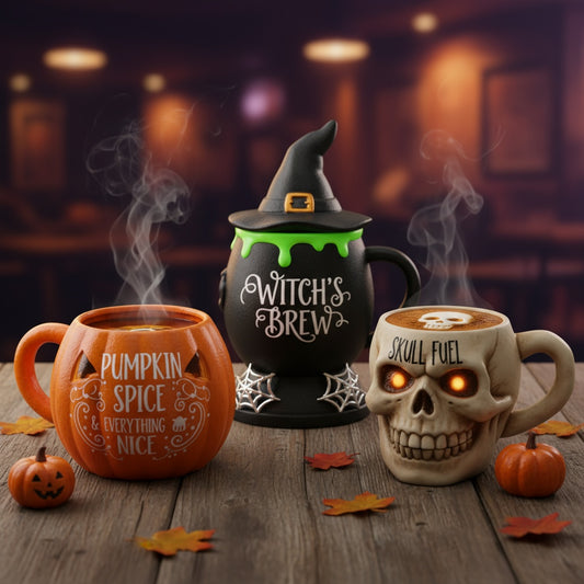 Halloween Coffee Mugs - Spooky Drinkware | Living Legends Ink
